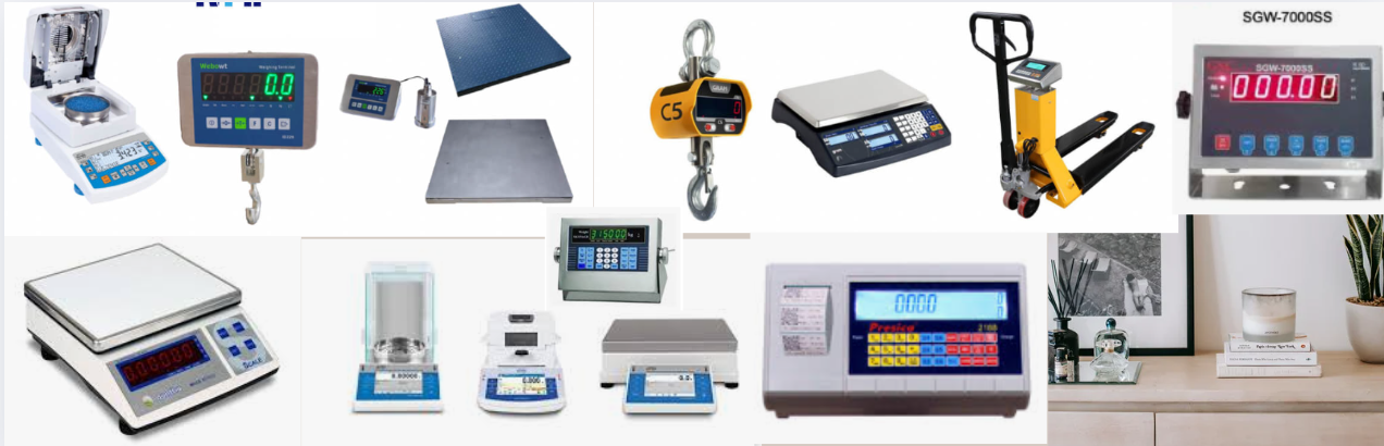 Industrial Digital Scale Background
